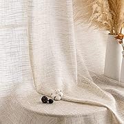 MIULEE Пердета завеси ленени с капси воалетки...