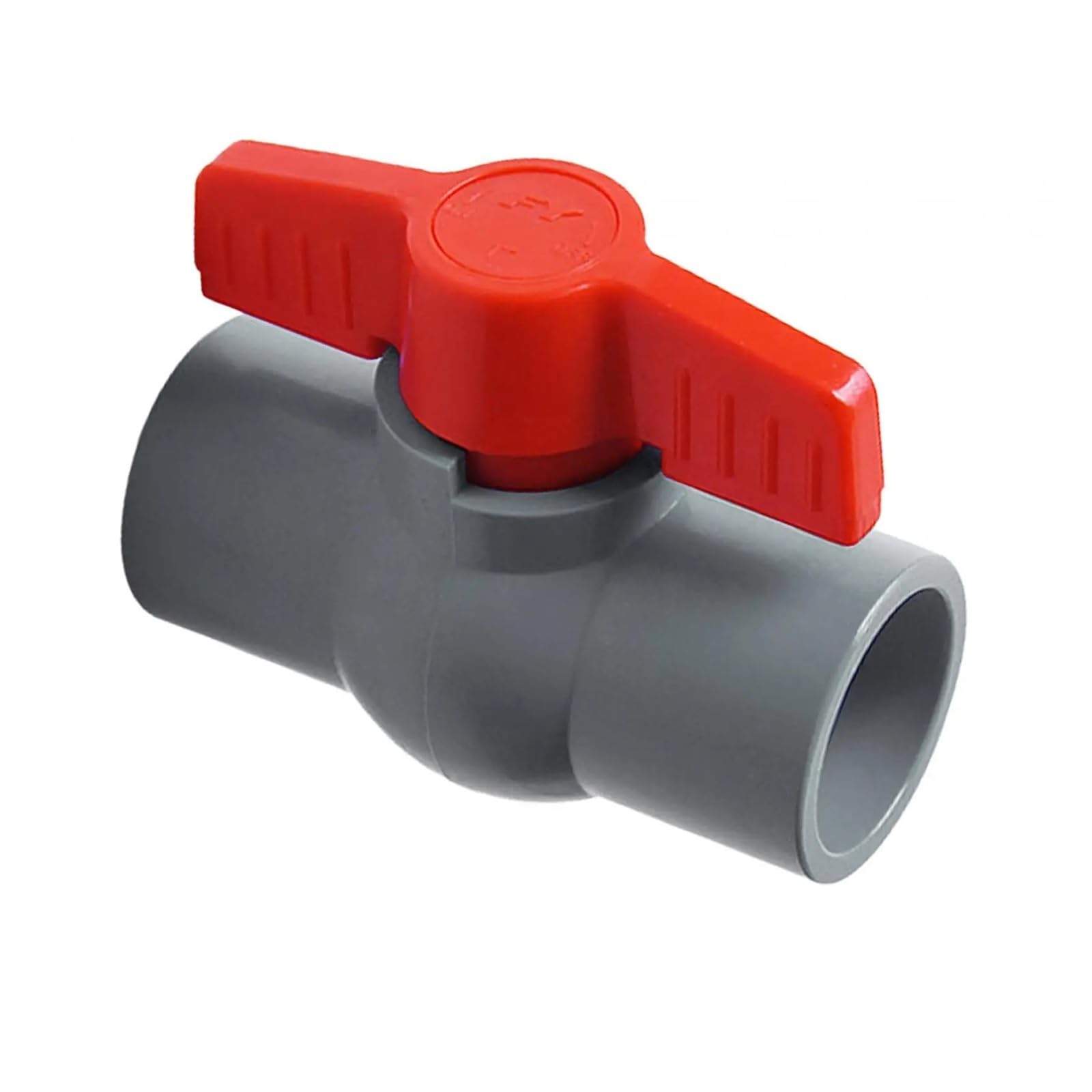 Ozxjw Gray 32Mm 1Pcs Pvc Ball Valve Straight Water Irrigation Pipe Shut Off For Aquaculture Sewage Pipes Cold Swimming Pool Equipment(Gray 32Mm)