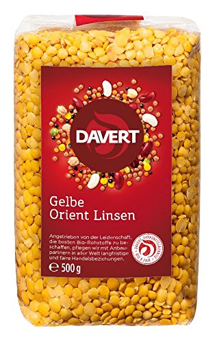 Davert Mühle Bio Gelbe Orient Linsen (16 x 500 gr)