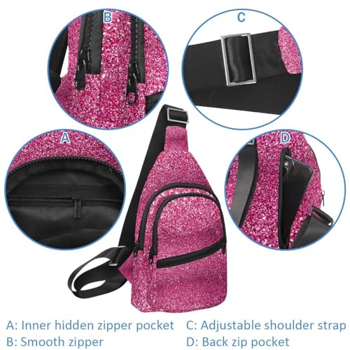 Bolsa de pecho de senderismo para mujer impermeable con estampado botánico Colrful 4