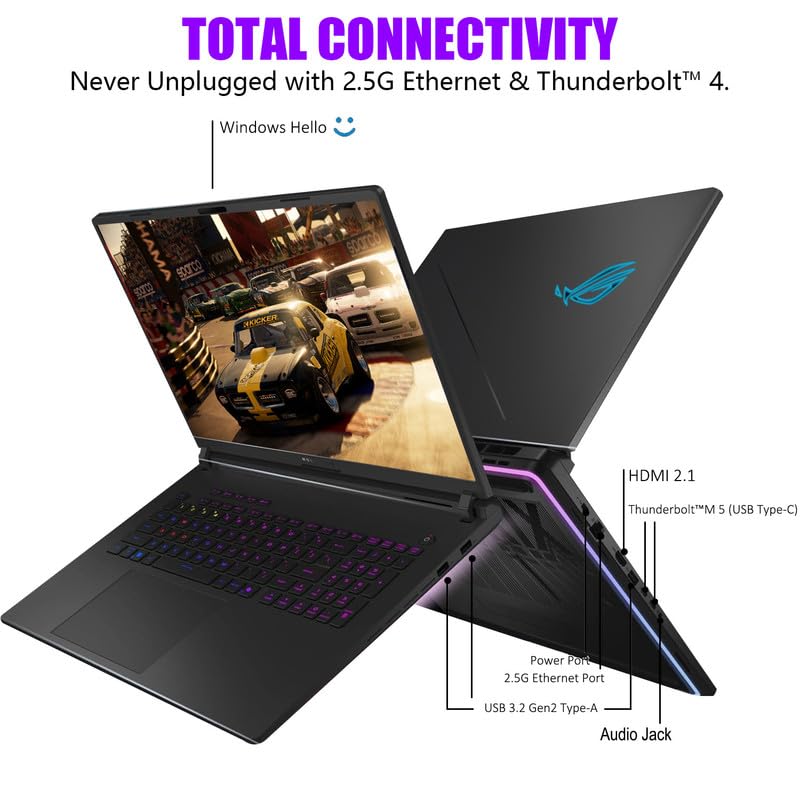 Image of ASUS ROG Strix G16 Gaming Laptop, NVIDIA GeForce RTX 5060 GPU, 16 inch FHD+ 16:10 165Hz Display, Intel Core i7-14650HX• 32GB DDR5• 1TB PCIe SSD• Windows 11 Pro• Wi-Fi 7, Seibosfy