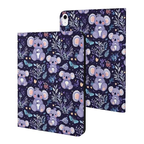 Housse iPad 11" 2025 koala violet compatible iPad 10
