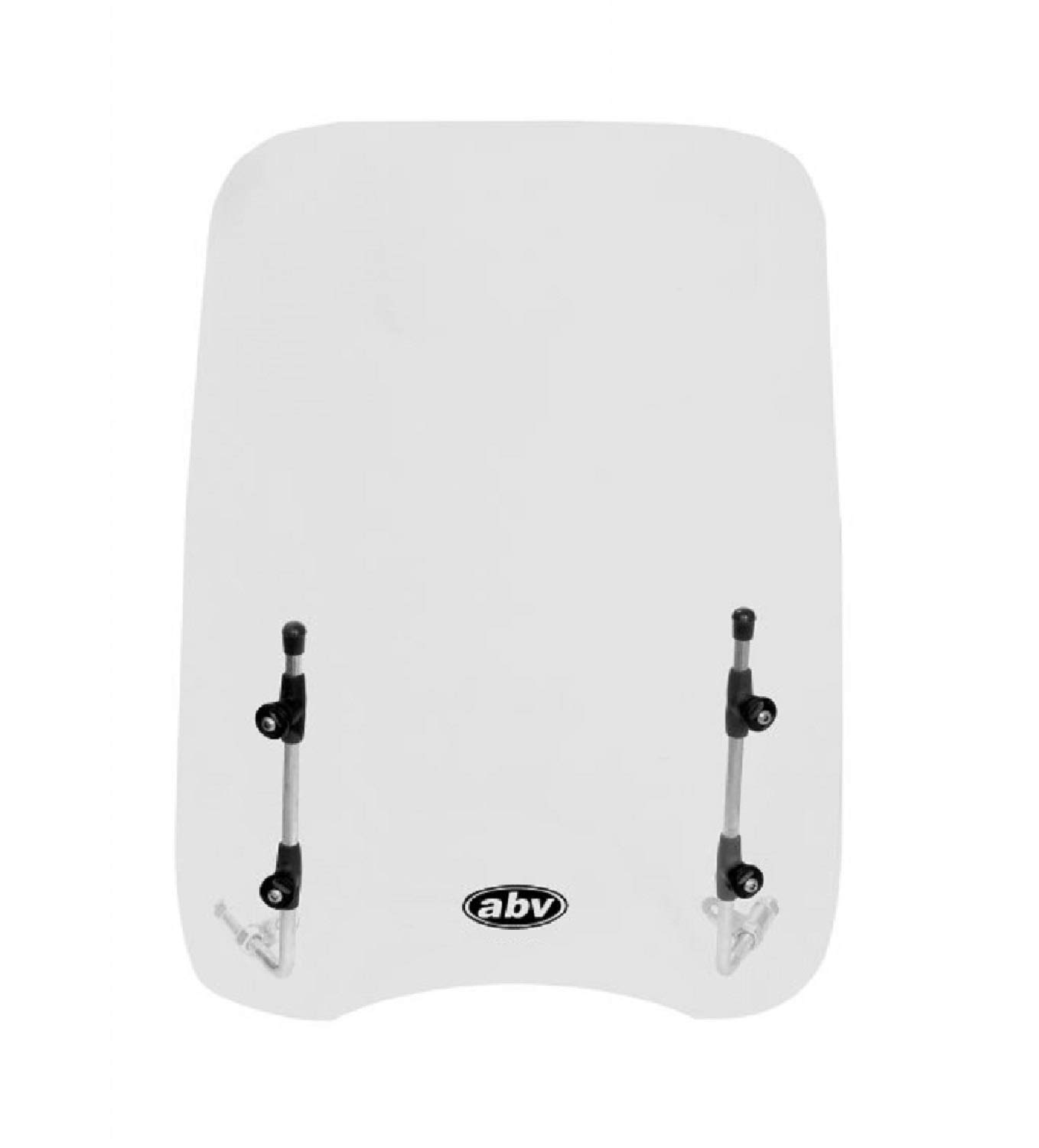 UZMAN -Universal Windschild Windschutz Windabweiser Windschutzscheibe Windschutzglas Moped/Mofa/Scooter/Quad/Roller Anbauteile Zubehör (HOCH)