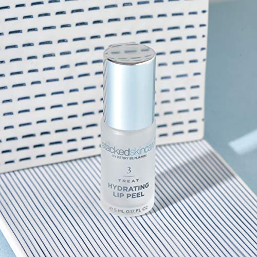 Hydrating Lip Peel - No Rinse Lip Exfoliator & Moisturizer for Dry, Cracked Lips - Vegan Lip Treatment with AHA & Glycolic Acid - Lip Serum & Primer for Smoother, Softer Lips, 0.17 fl oz
