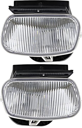 Compatible with Ford Ranger Fog Lights Lamps Set 1998 1999 2000 Driver and Passenger Side
