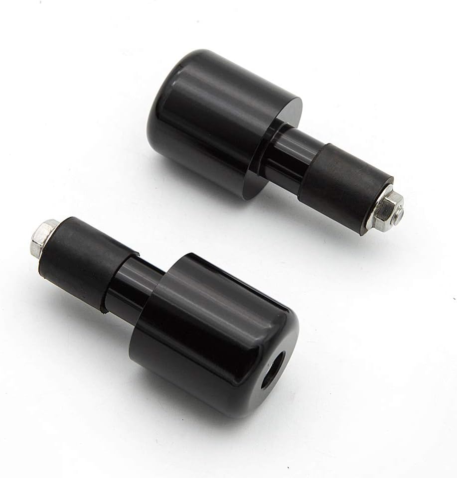 PROCNC Handle Bar Ends Grips Plug Fit for Suzuki GSX-R600 1999-2017 GSX-R750 2000-2017 GSX-R1000 2001-2017 GSXR600 750 2000-2014 GSXR1000 01-13 (Black)