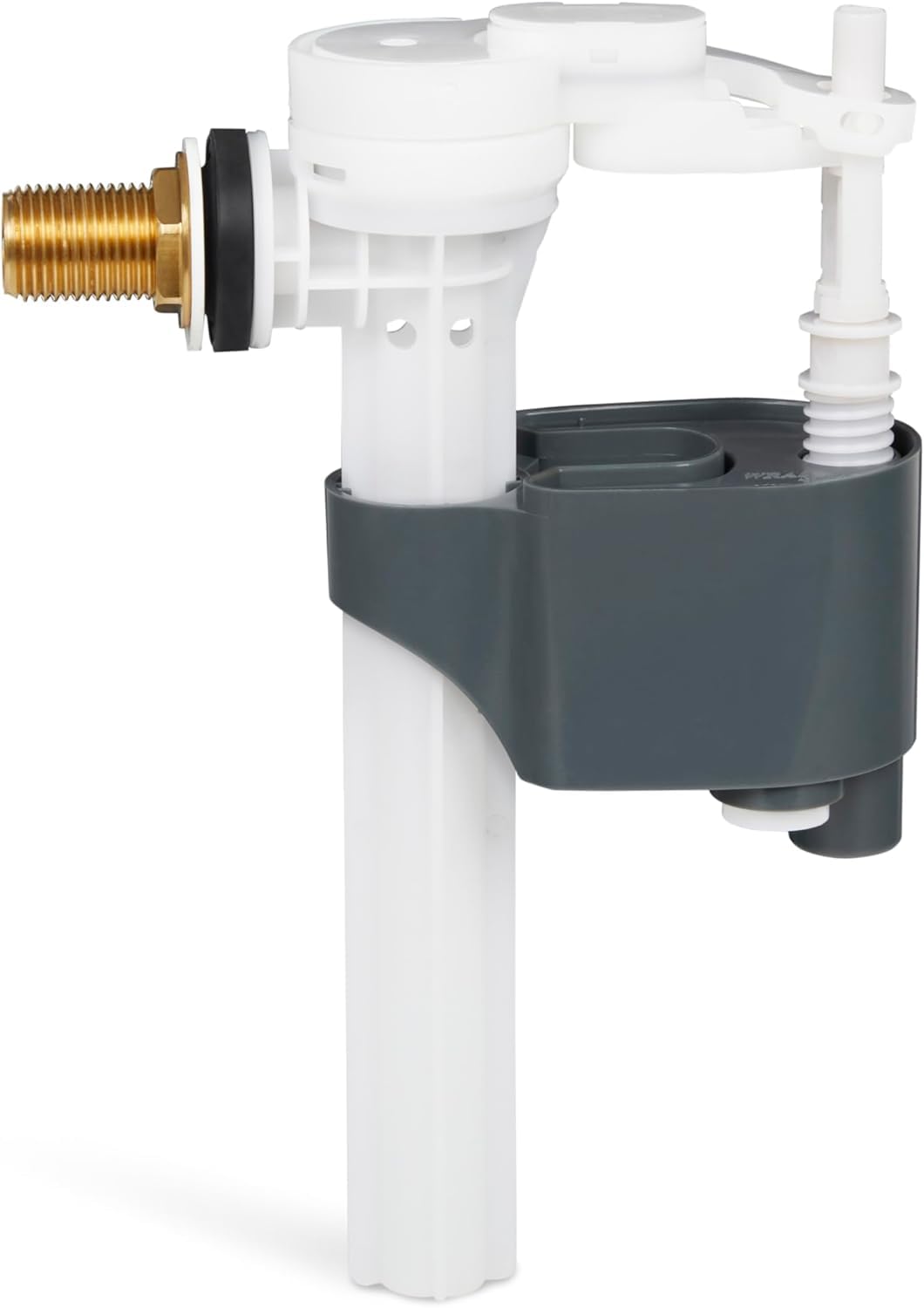 Toilet Cistern Fill Valve Side Entry, Inlet Valve, Side Supply, 1/2" Brass Tail, WRAS Approved, 23.5cm (H) x 12.5cm (D) x 6.5cm (W) - Image 2