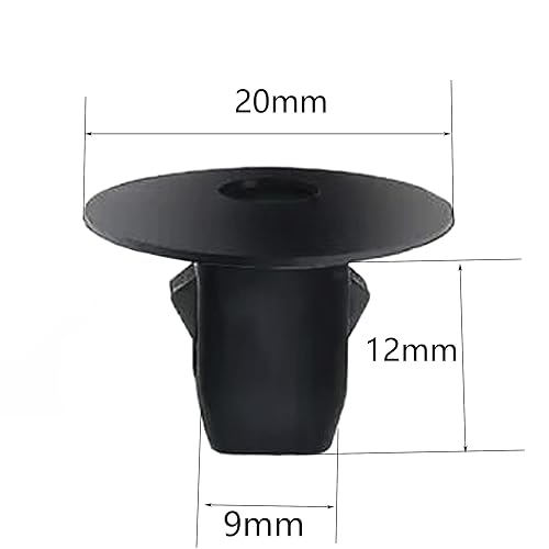 Miniatura 2 de 100 piezas de guardabarros para guardabarros, clip de ojal 90682-SEA-003 para Honda Acura Accord Civic CR-V Fit Odyssey CR-Z ILX MDX RDX TL