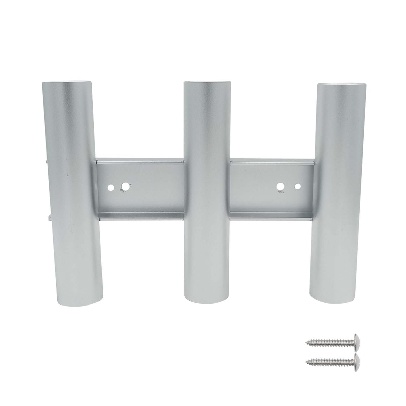 XAGMODSHN Barcos Soporte De Aluminio para Caña Pescar Soportes Montaje En Tubo Postes Livianos Soportes Marco Caña Pescar con Tubo 3 Varillas Barcos Kayak Enfriadores Garaje