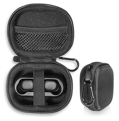 True Wireless Earbud Case for SoundPEATS True Wireless Bluetooth Earbuds in-Ear Stereo Bluetooth Headphones Wireless Earphones, Mesh Pocket for Cable, Carabiner