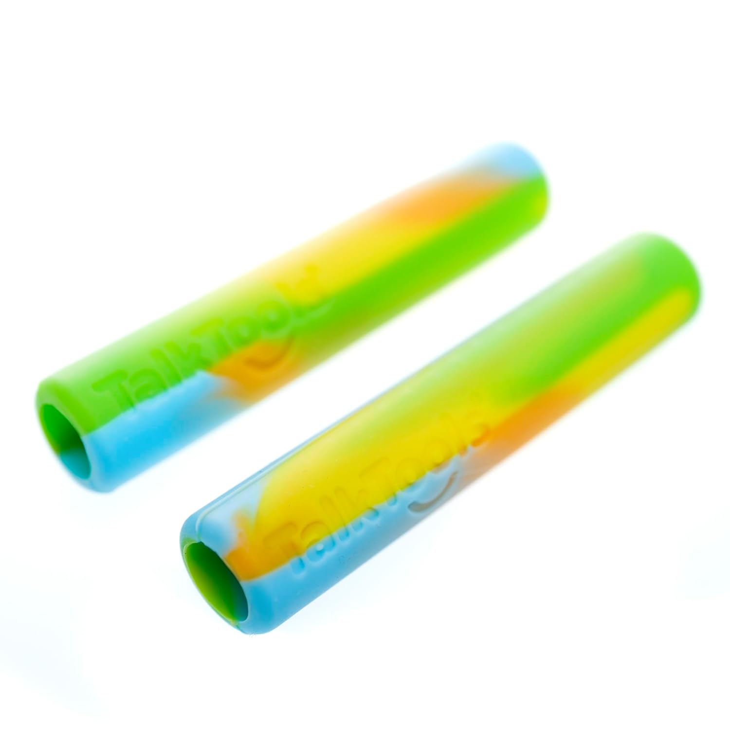 Talktools Chewzies Chewable Medical Grade Platinum Silicone 3 Colors, 3 Textures (Smooth, Tie Dye)