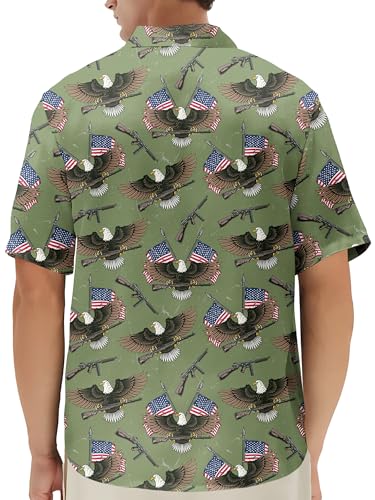 Hawaiian Shirt for Men Summer Funny Short Sleeve Button Down Shirts Gifts4