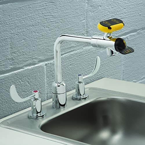 Image of Speakman Eyesaver SEF-1800-8 Eyewash Faucet with 8 in. Spout, Silver /Pewter