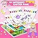 AGGKKY 3 Pack Paint with Water Coloring Books for Kids Toddlers Painting Book Kits Arts and Crafts for Kids Travel Activities Birthday Christmas Stocking Stuffers Toy Gift (Princess+Mermaid+Dino)