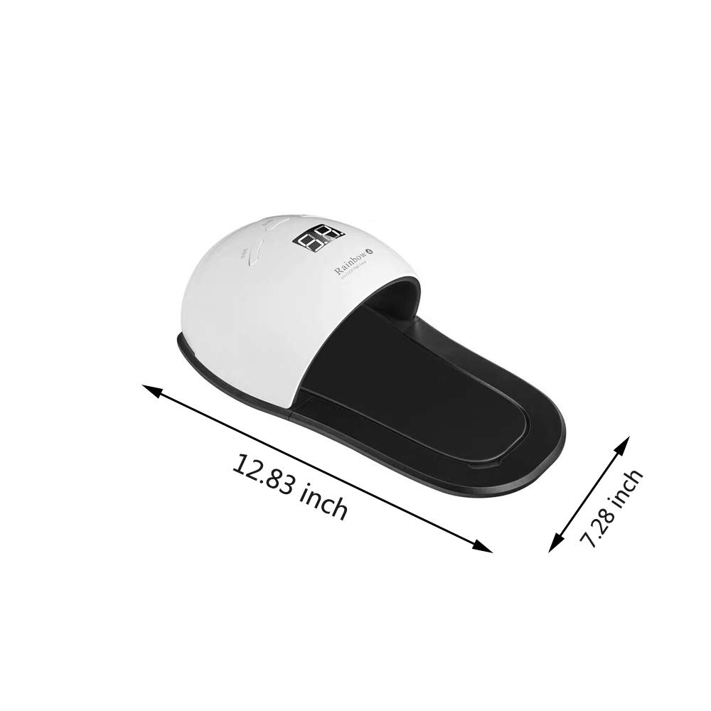 Lampada Unghie UV LED 48W Asciugatrice UV Unghie Gel Manicure Shellac con 4 Timer(10S,30S,60S,99S), LCD Display, Asciuga Unghie e Lampade UV