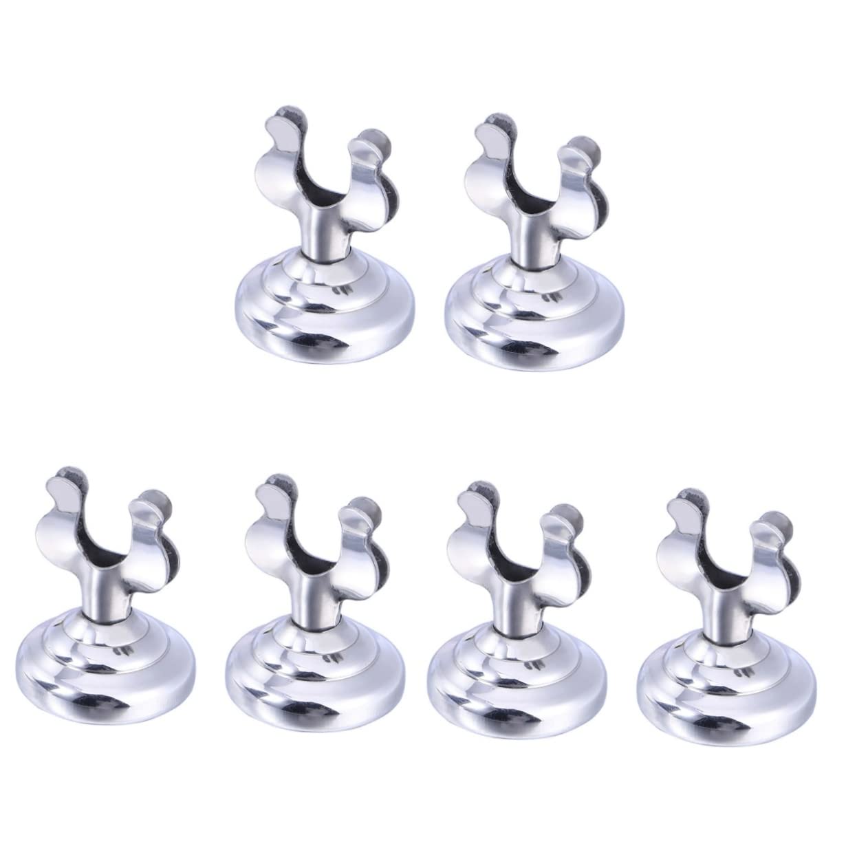 ULTECHNOVO 12piezas Soporte Menú Inoxidable Para Restaurante Elegante y Resistente Para Banquetes y Eventos Diseño Moderno y Funcional Porta Tarjetas y Menús Acero Inoxidable