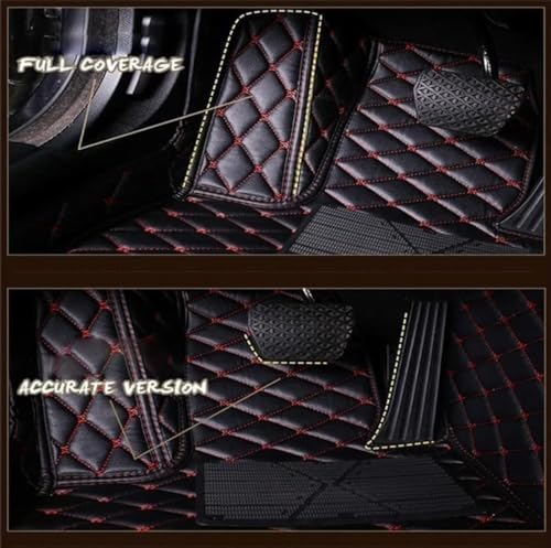 Tapis de sol Audi A1 imperméables en cuir durable coloris Black C