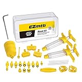 [Materiales de alta calidad] El kit de purga de bicicletas está hecho de plástico de alta calidad. es suave y no causa amortiguación debido al uso prolongado. Los plásticos resistentes al aceite pueden soportar el aceite de frenos a largo plazo y la erosión por impacto del aceite sin decolorarse ni agrietarse.