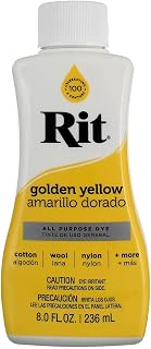 Rit Dye Liquid 8 Ounces Golden Yellow 8-88420 (3-Pack)