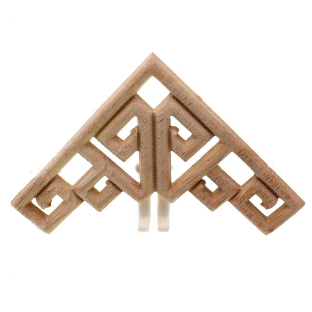 Applique en bois sculpté Youther de 15cm pour décoration de meuble