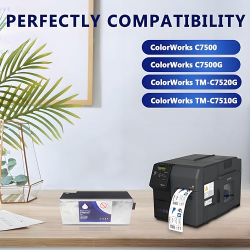 Cartouche SJMB7500 reconditionnée Epson C7500 résout blocage impression - 6