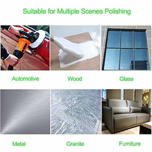 Image of 7 Inch Wool Polishing Buffing Pad Bonnet, Beige, Soft Wool Polisher Pad for Car Detailing, Furniture, Metal, Marble, Wood Surface Waxing, Buffing & Finishing, 1 Piece