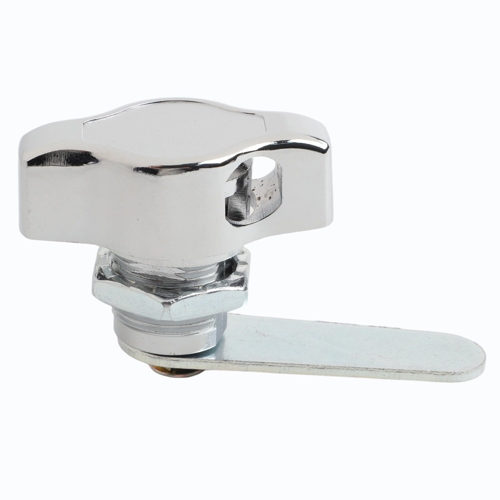 Keyless Cabinet Cam Lock Zinc Alloy Thumb Turn Lock for Cabinet Door Mailbox Cupboard Drawer Locker Closet Furniture Hardware (16mm)