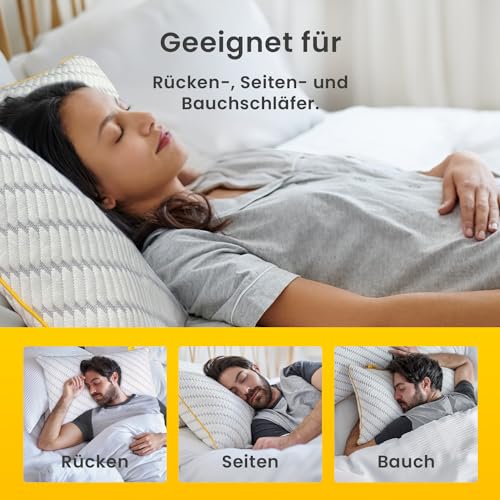 Bambus Kissen Cosi Home mit geschreddertem Memory Foam