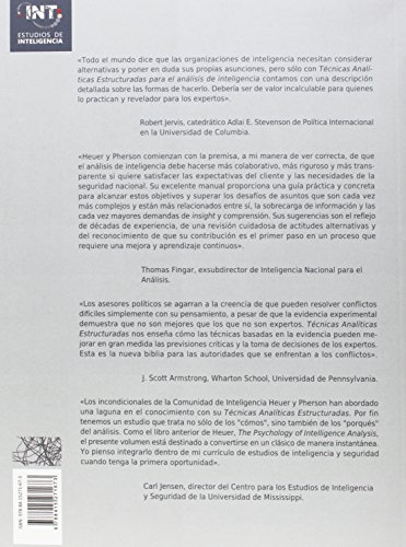 TÉCNICAS ANALÍTICAS ESTRUCTURADAS PARA EL ANÁLISIS DE INTELIGENCIA