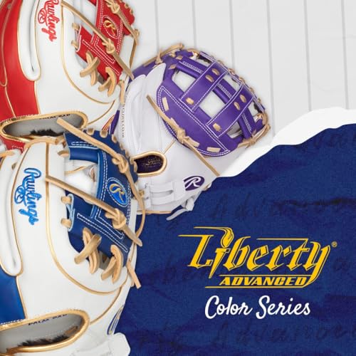 Gant de softball Rawlings Liberty Advanced en cuir Colorsync premium