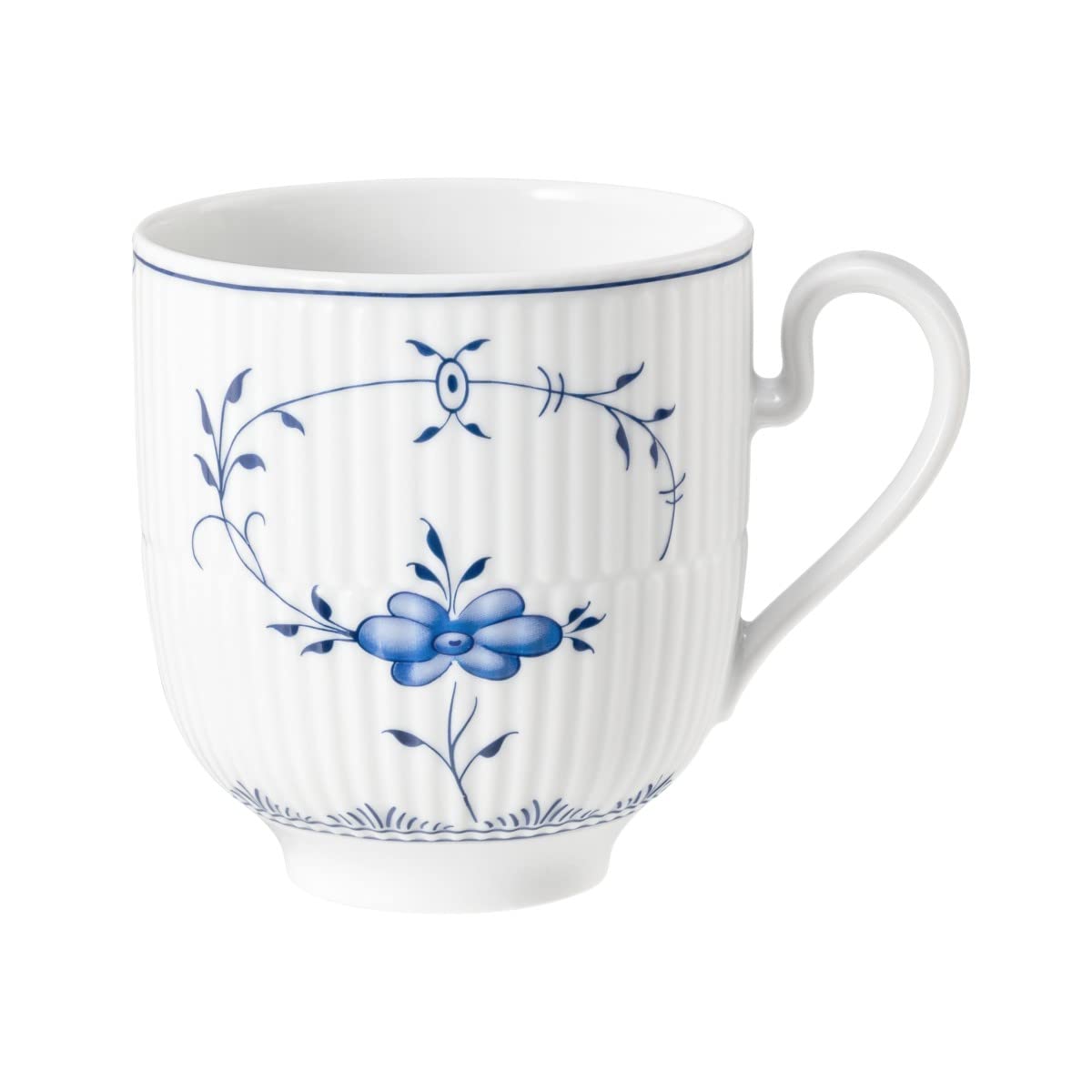 Seltmann Weiden – Tazza Con Manico Tettau Amina, Fiore Di Paglierino, 0,35 L, Porcellana Tedesca, Lavabile In Lavastoviglie E Microonde, Colore Blu