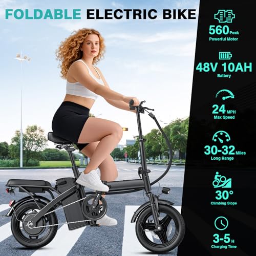 Image of LELEKUAI Electric Bike for Adults, 1200W Peak Motor Commuter Ebike, 20-28MPH Speed, 32 Miles Range, Removable Waterproof Battery, Dual Disc Brakes Electric Bicycle, UL 2849 Certified