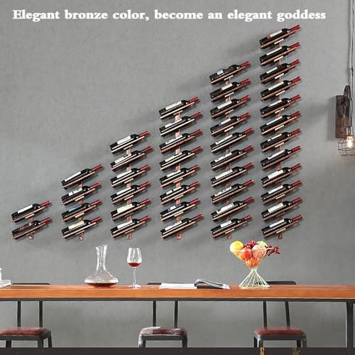 Soporte de Vino Metálico para 2 Botellas Oro miniatura 6