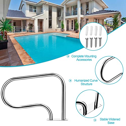 Barandal para piscina DIOB acero inoxidable 3 curvas miniatura 3