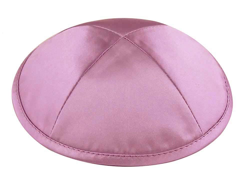 Zion Judaica Deluxe Satin Kippah Yarmulkes for Kids Teens &amp; Adults Skullcaps 6.25" Multi-Color Options 4 Panel Design