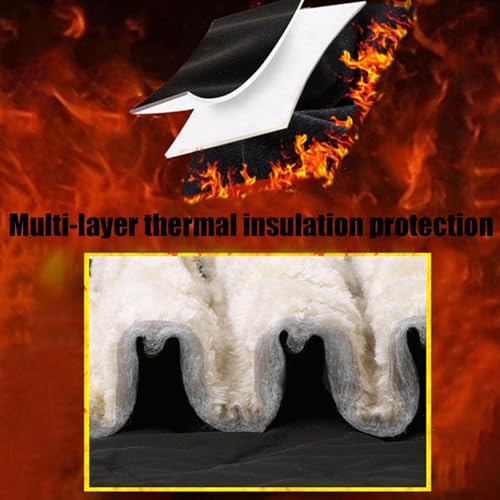 Julidostore Fleece Pants, 2025 New Julidostore Fleece Lined Pants, Unisex Fleece Lined Waterproof Pants4