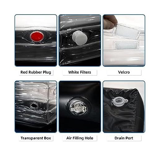 Mushroom Monotub Kit, Inflatable Mushroom Nursery Kit with Drain Port Mushroom Monotub Fruiting Chamber for Home Patio Garden - Image 4