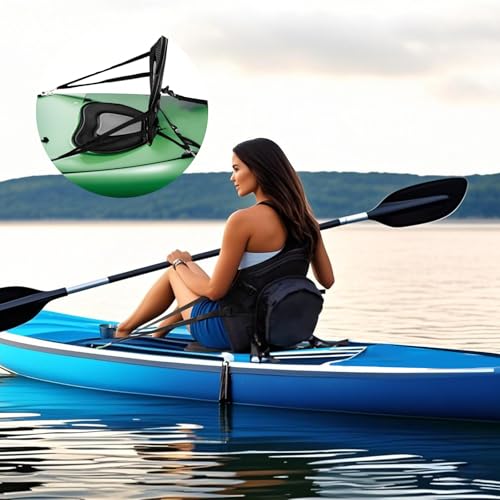 NEW-Vi Asiento Universal Deluxe para Kayak con Respaldo Desmontable, 4 Correas Ajustables, Asiento para Paddle Board, Canoas, Kayak y Bote de Pesca miniatura 6