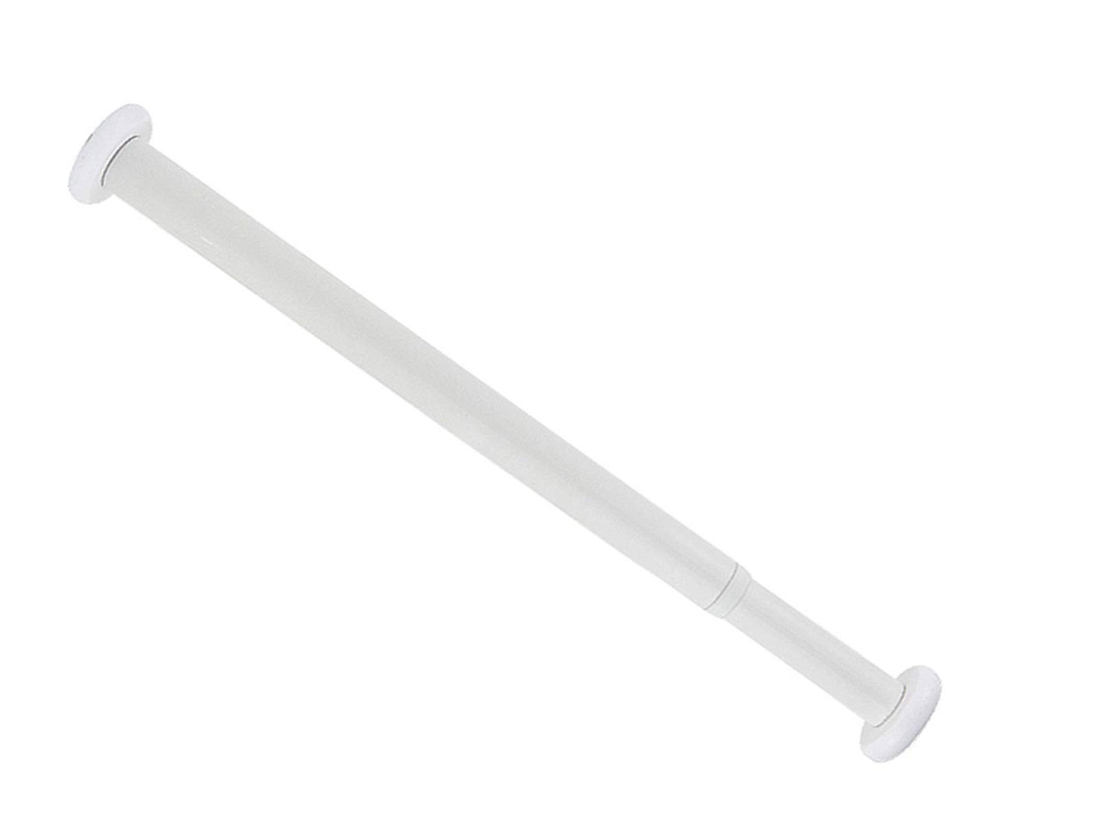 Duschvorhangstange, Kurze Metallspannstange Ohne Bohren, Teleskop-Duschvorhangstange Für Bad Und Dusche, Weiße Moderne Duschvorhangstangen (Größe: 153-260cm) (127)