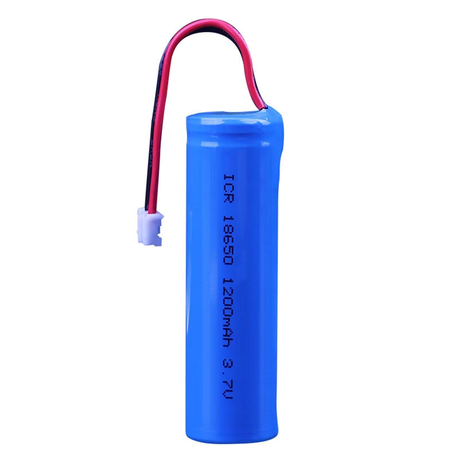 はるりりページです。 Amazon.com: XYHJUAS 3.7V 1200mAh Li-ion Battery Pack 18650 * 1