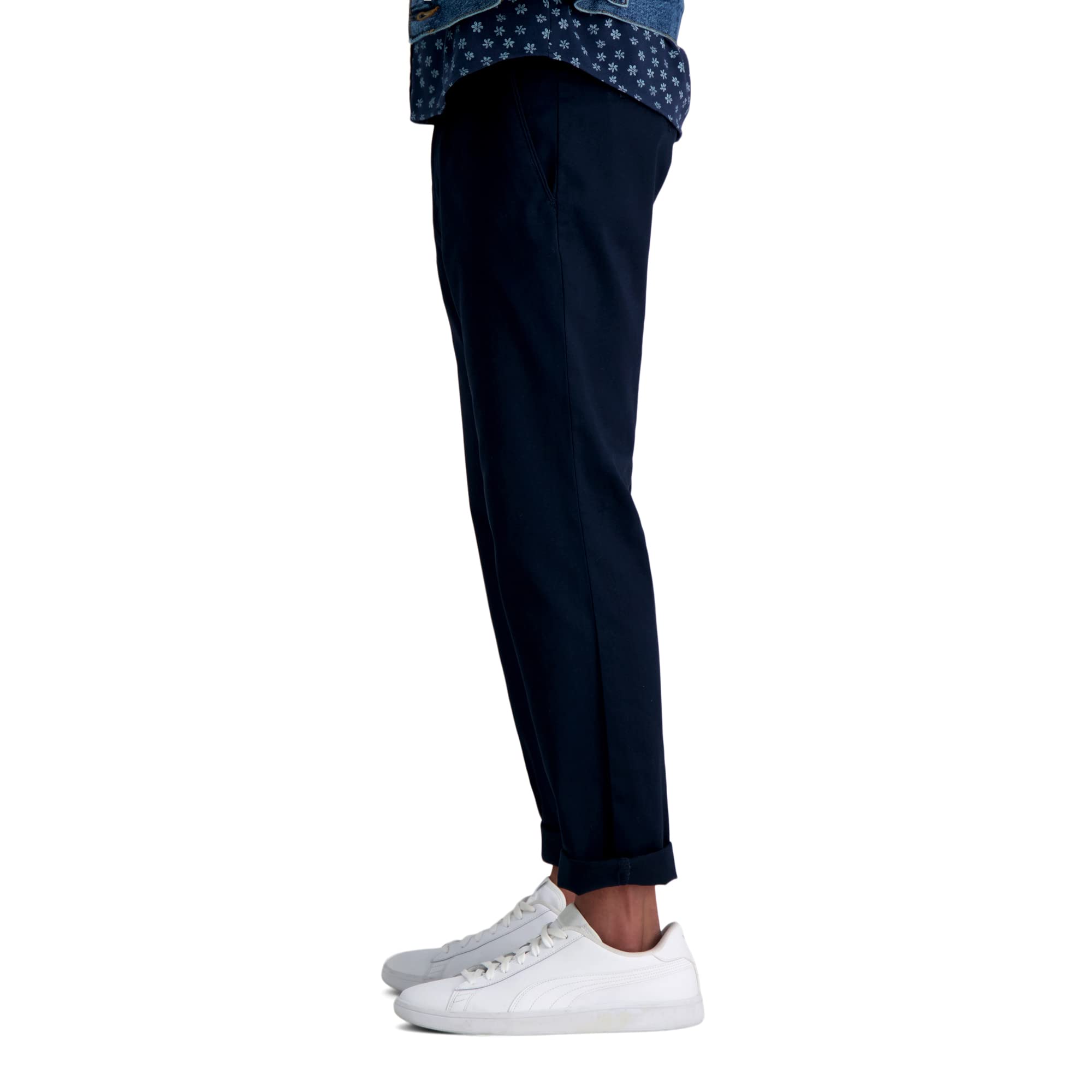 Haggar PLN Plain Weave Pant Pantalones de Vestir para Hombre