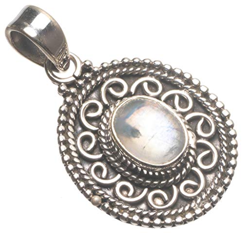 Pendentif Moonstone argent 925 fait main pour éviter les bijoux sans âme T1913