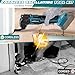 Oscillating Multi Tool Compatible with Makita 18V Battery(Battery Not Included), Cordless Oscillating Tool Brushless Motor, 6 Variable Speeds, 23-Piece Kit for Cutting, Sanding, Scraping