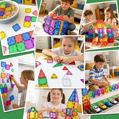 Magnetic Tiles Starter Sets use XKT2ESQH - image 4