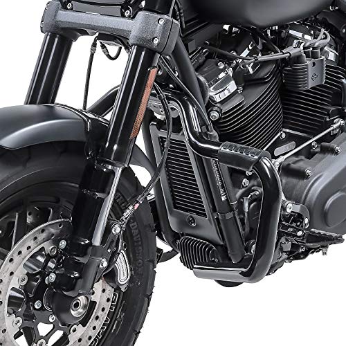 Pare Cylindre Mustache II pour Harley Softail Fat Bob 114 18-20 Noir