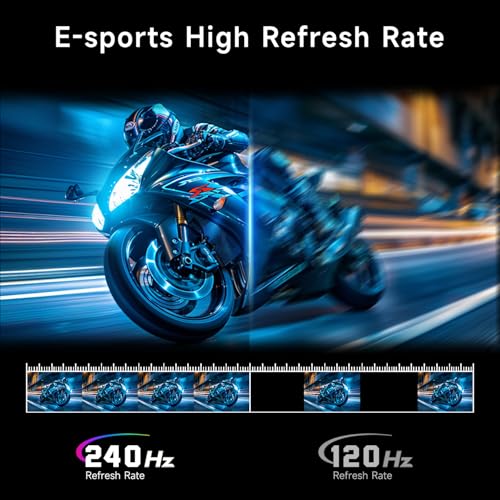 Image of ArcticPro Gaming Monitor 144Hz 240Hz, FHD 1080p, 1ms, Adaptive sync, 3000:1 Contrast, PC Monitor, 3-Sided Frameless, Ultra Slim, 120% sRGB, Bluelight Filter