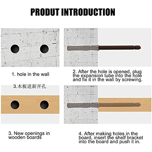 10 Pezzi Nascosto Supporto,Mensola