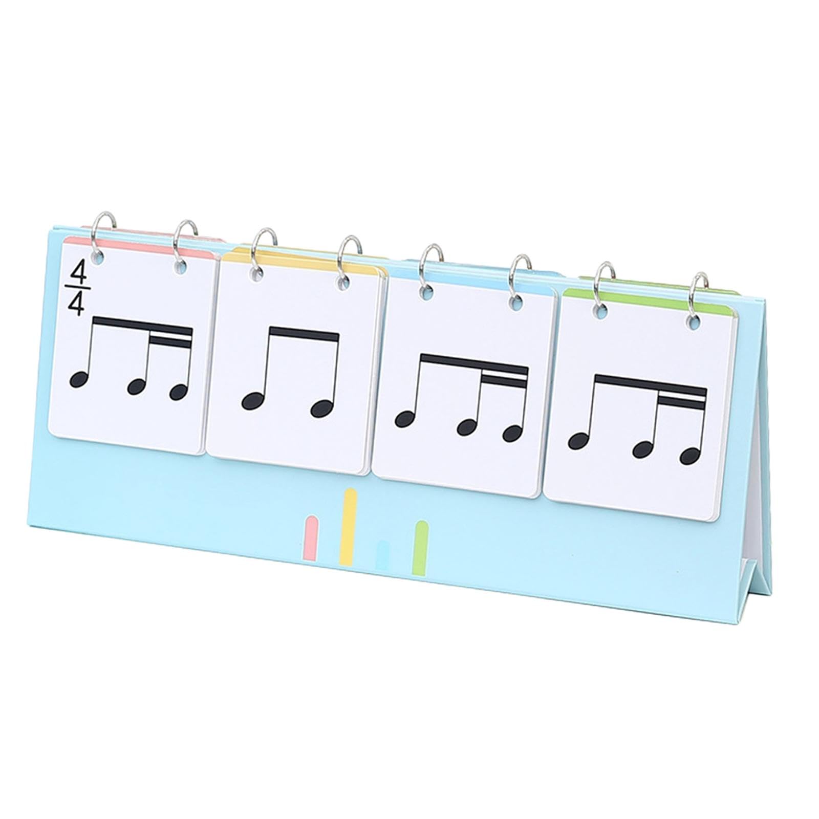 Notación Musical Aprendizaje de Lectura de Tarjetas Partituras Musicales