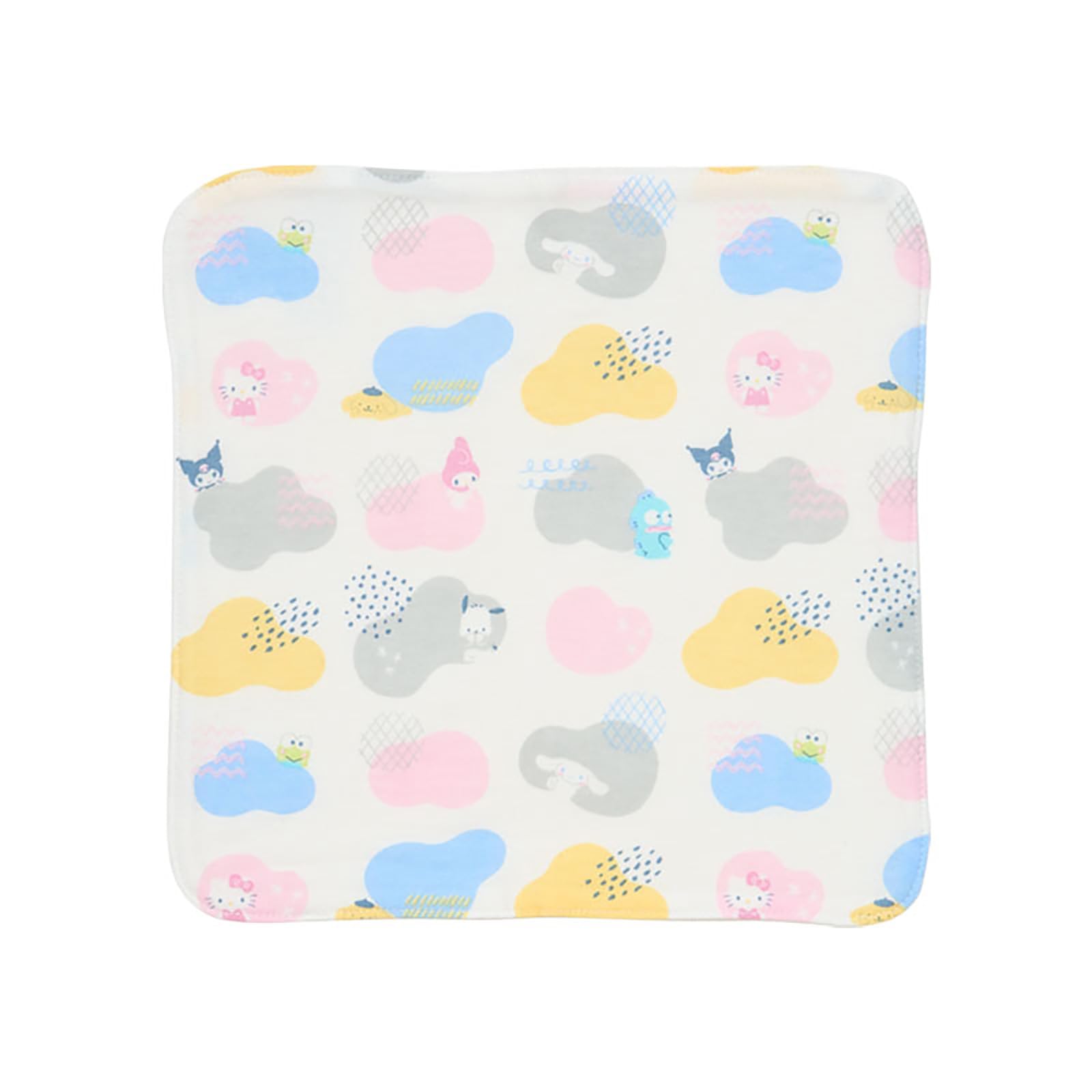 Sanrio Baby 306576 Organic Handkerchief, Skin-friendly, Colorful, Sanrio Characters, Cotton, Approx. Width 9.1 x Depth 0.08 x Height 9.1 inches (23 x 0.2 x 23 cm), For Babies, Kids, Baby Showers : Bab