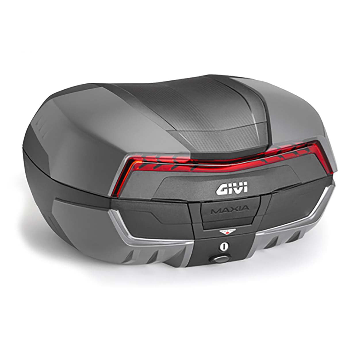 GIVI Maxia 5 58 Liter Topcase (Graphit mit rot reflektierend)